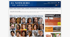 Desktop Screenshot of elnoticierodearteixo.com