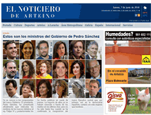 Tablet Screenshot of elnoticierodearteixo.com